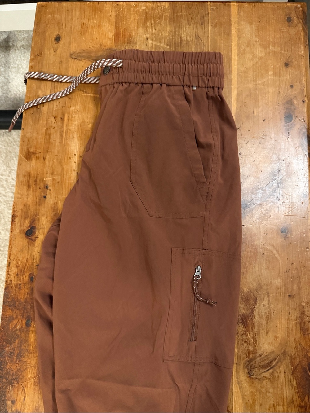 Women’s Avalanche Rust Brown Drawstring Jogger Pants